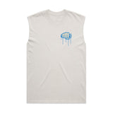 Ride More Graffiti Heavyweight Tank Faded Bone Front