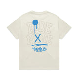 Ride More Graffiti Heavyweight Tee Tan Back