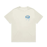 Ride More Graffiti Heavyweight Tee Tan Front