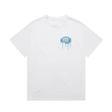 Ride More Graffiti Heavyweight Tee White Front