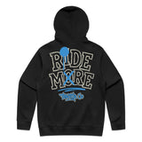 Ride More Graffiti Hoodie Black Back