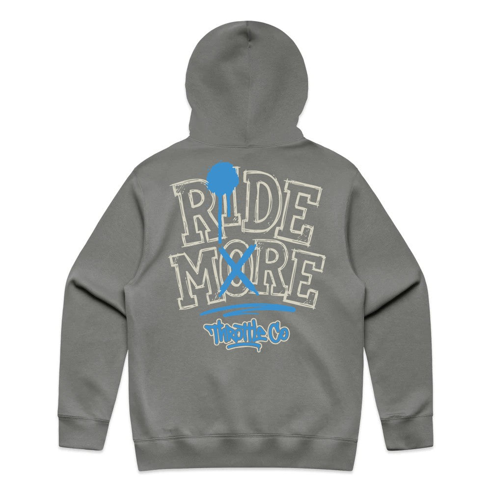 Ride More Graffiti Hoodie Shadow Back