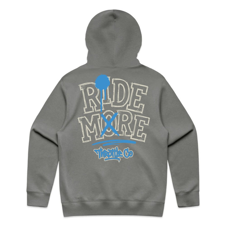 Ride More Graffiti Hoodie Shadow Back