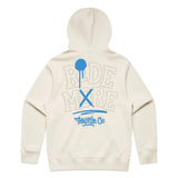 Ride More Graffiti Hoodie Tan Back