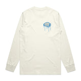 Ride More Graffiti Long Sleeve Tee Tan Front