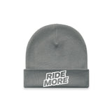 Ride More Logo Beanie Shadow Front