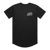 Ride More Logo Drop Tee Black Front