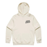 Ride More Logo Hoodie Tan Front