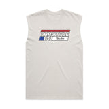 Throttle Co Stripes Heavyweight Tank Faded Bone Front