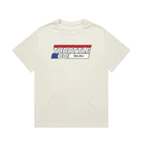 Throttle Co Stripes Heavyweight Tee Tan Front