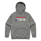 Throttle Co Stripes Hoodie Shadow Front
