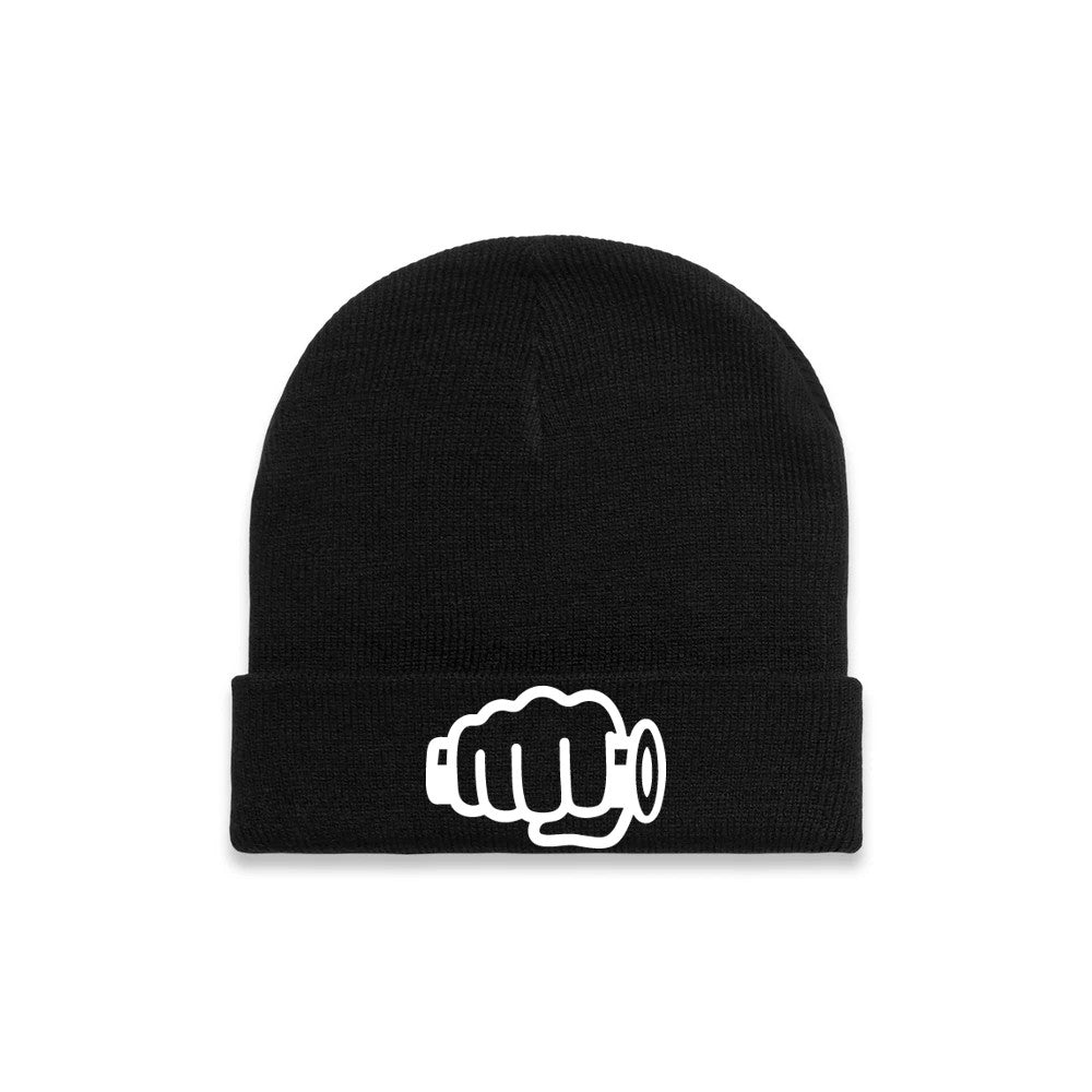 TB Fist Logo Beanie Black Front
