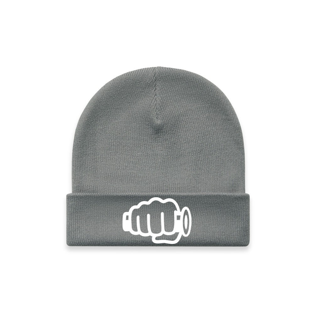 TB Fist Logo Beanie Shadow Front