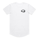 TB Fist Logo Drop Tee White Front