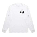 TB Fist Logo Heavyweight Long Sleeve Tee White Front