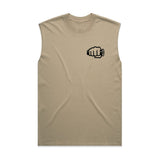 TB Fist Logo Heavyweight Tank Faded Khaki Front