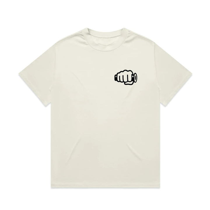 TB Fist Logo Heavyweight Tee Tan Front