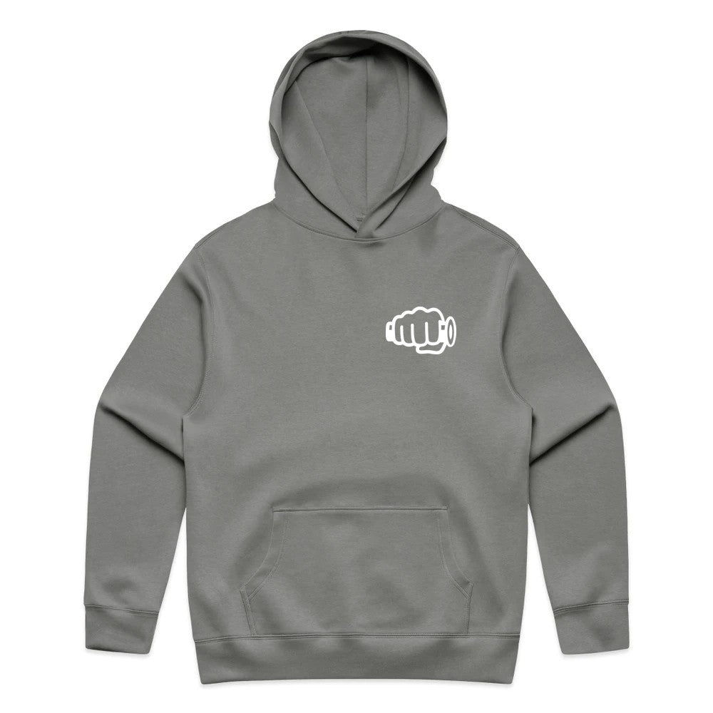 TB Fist Logo Hoodie Shadow Front