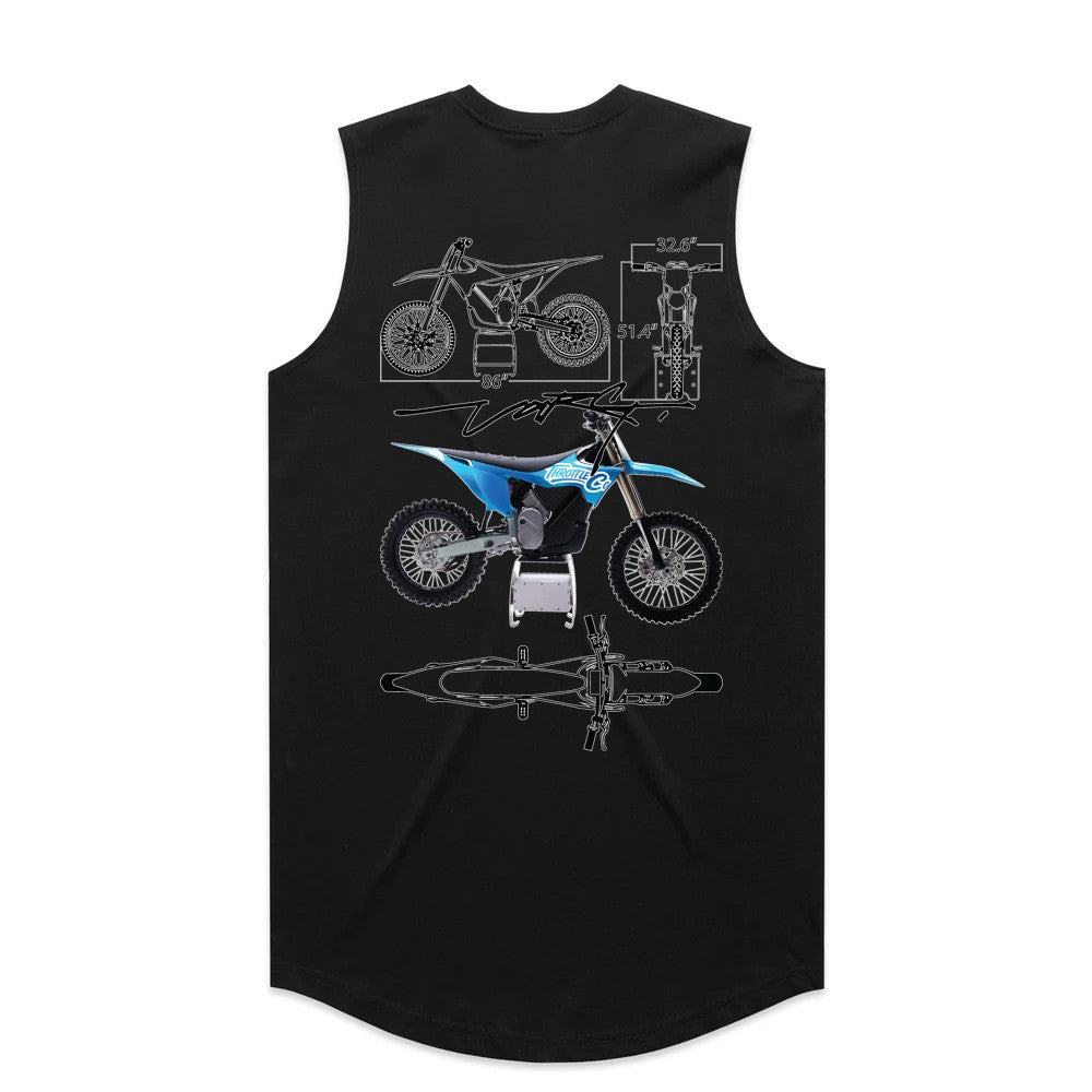 Throttle Co Varg Drop Tank Black Back