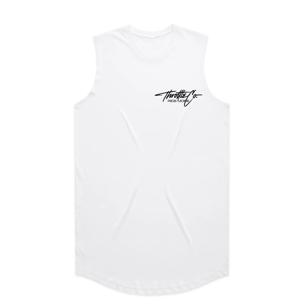 Throttle Co Varg Drop Tank White Front