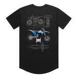 Throttle Co Varg Drop Tee Black Back