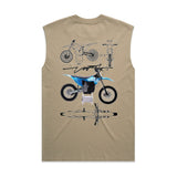 Throttle Co Varg Heavyweight Tank Faded Khaki Back