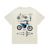 Throttle Co Varg Heavyweight Tee Tan Back
