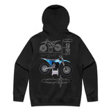 Throttle Co Varg Hoodie Black Back