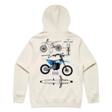 Throttle Co Varg Hoodie Tan Back