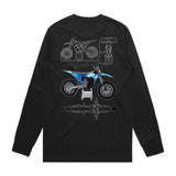 Throttle Co Varg Long Sleeve Tee Black Back