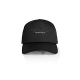 Throttle Co Varg Trucker Hat Black Front