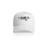 Throttle Co Varg Trucker Hat White Front
