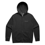 Throttle Co Varg Zip Hoodie Faded Black Front
