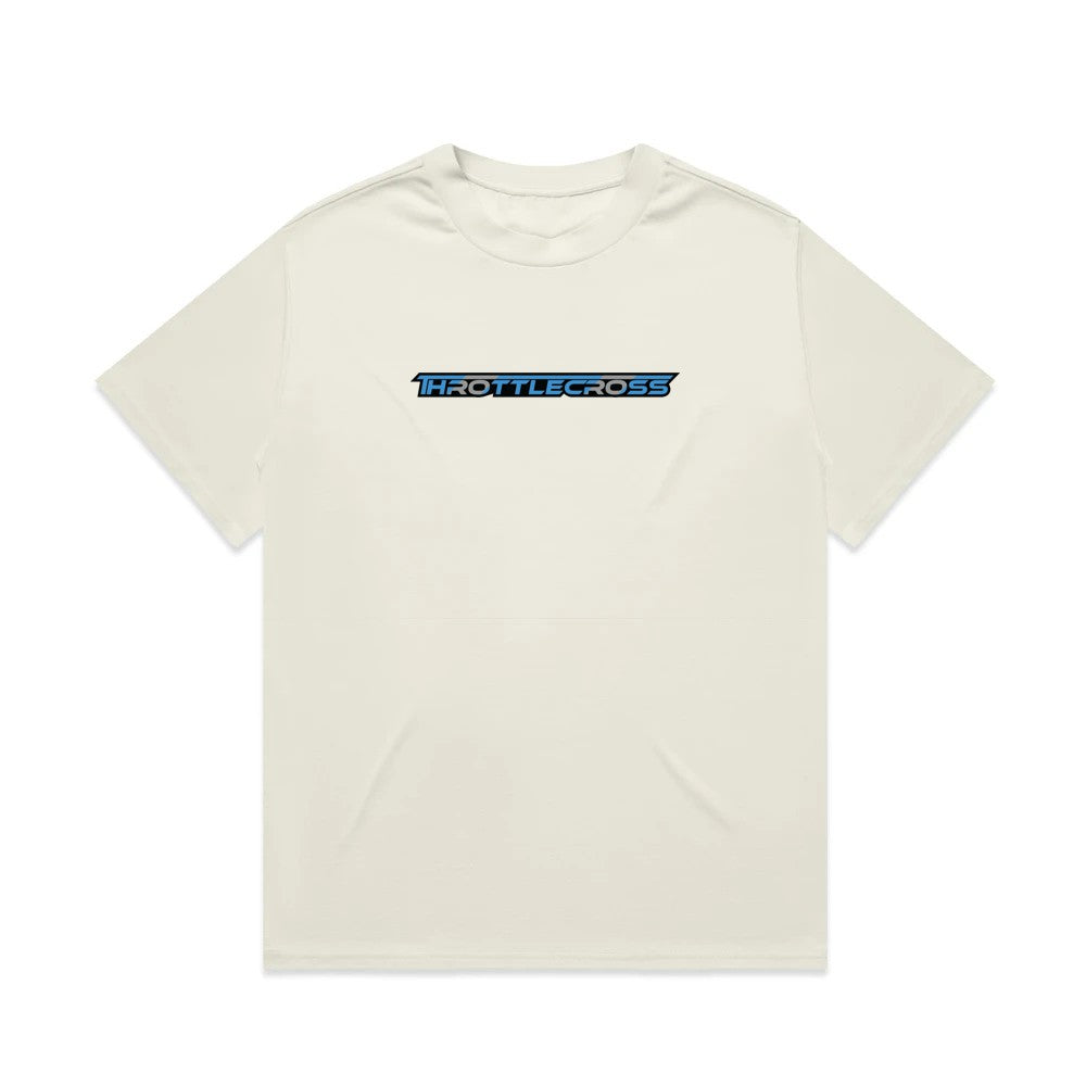 Throttlecross Heavyweight Tee Tan Front