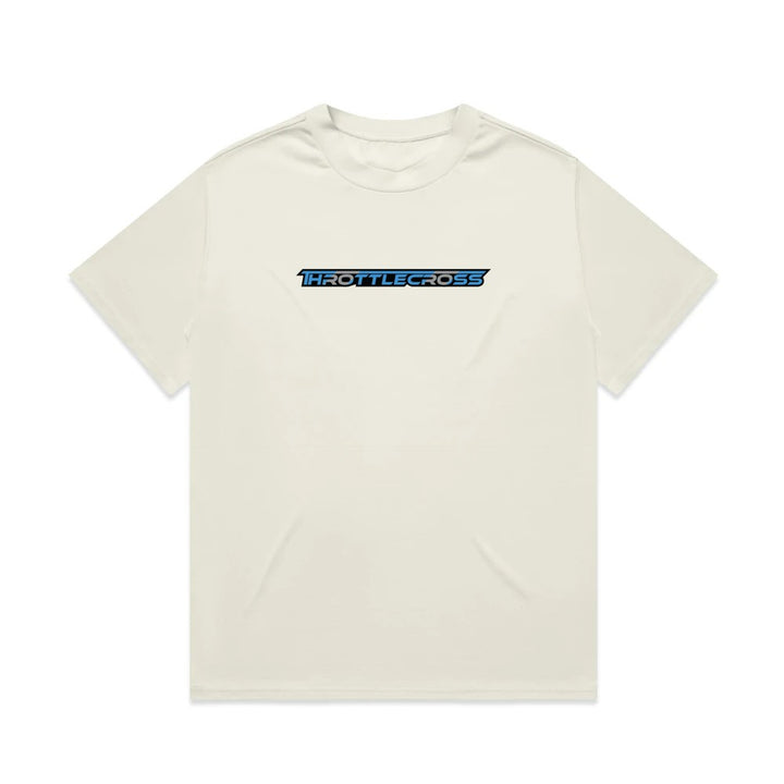 Throttlecross Heavyweight Tee Tan Front