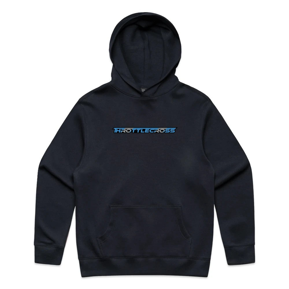 Throttlecross Hoodie Ink Blue Front