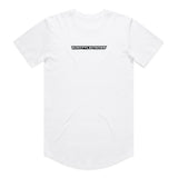 Throttlecross Logo Drop Tee White Front