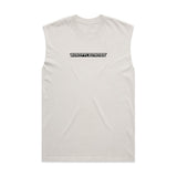 Throttlecross Logo Heavyweight Tank Faded Bone Front
