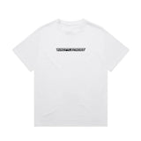 Throttlecross Logo Heavyweight Tee White Front
