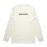 Throttlecross Logo Long Sleeve Tee Tan Front