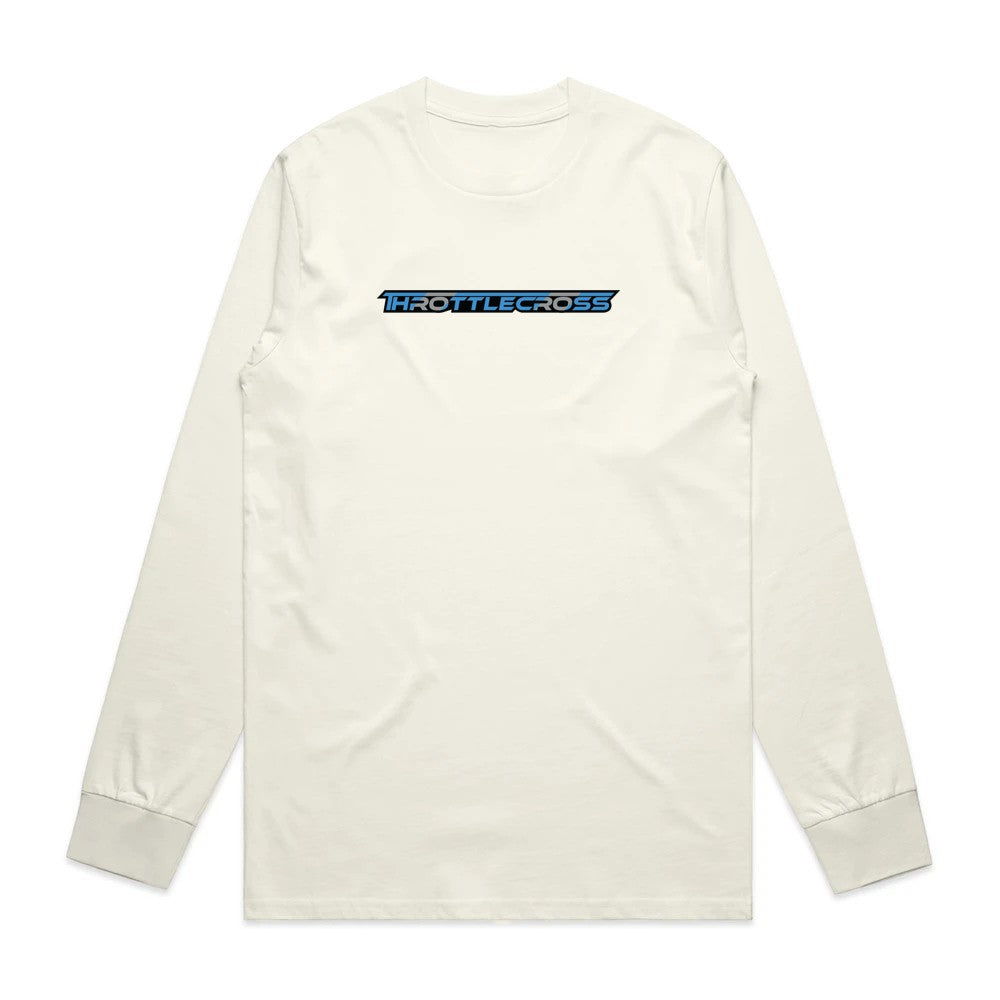 Throttlecross Long Sleeve Tee Tan Front