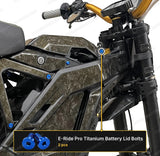Titanium Battery Lid Bolts - E-Ride Pro -  (Two Pcs)