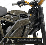 Titanium Battery Lid Bolts - E-Ride Pro -  (Two Pcs)