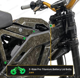 Titanium Battery Lid Bolts - E-Ride Pro -  (Two Pcs)