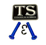 Titanium Battery Lid Pins - Surron LBX, Segway X-260