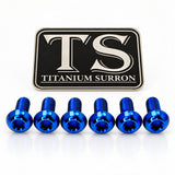 Titanium Fork Plastic/Guard Bolts for Most Forks — packaging and hardware included