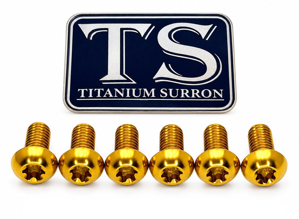 Titanium Fork Plastic/Guard Bolts for Most Forks — assorted length comparison