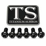 Titanium Fork Plastic/Guard Bolts for Most Forks — scale reference view