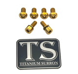 Titanium e-moto headlight mount bolts for Surron and Talaria — Grade 5 kit