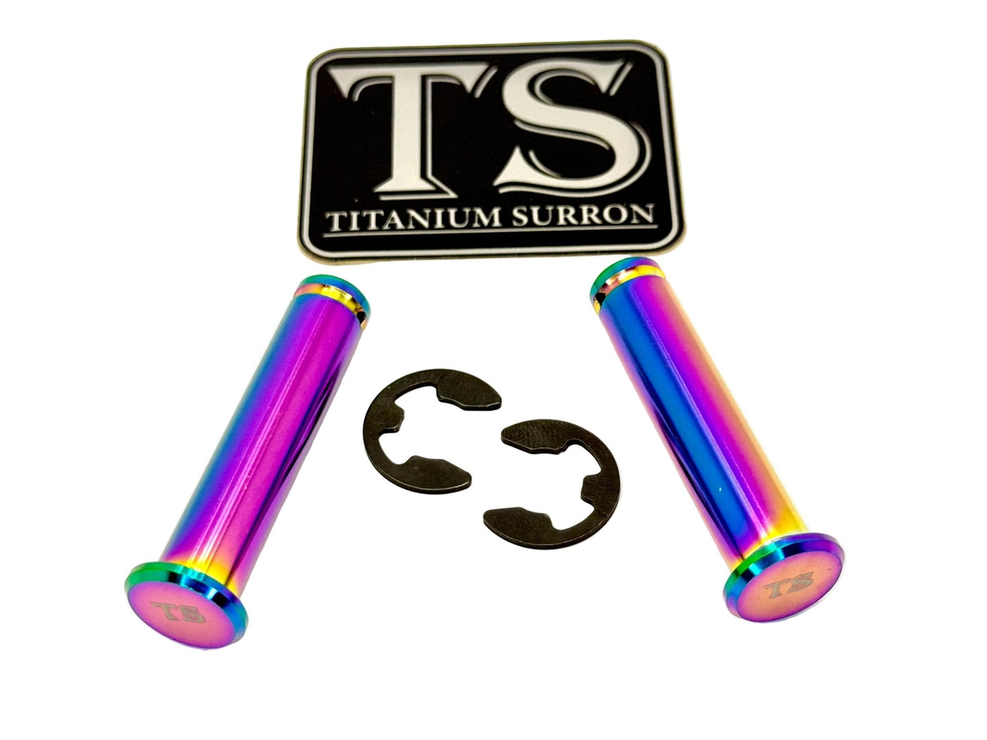 Titanium Foot Peg Pins for Surron, Talaria & E-Ride Pro — packaging